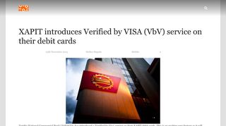 XAPIT introduces Verified by VISA (VbV) service on their debit cards ...