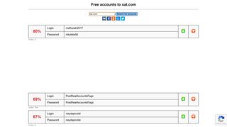 xat.com - free accounts, logins and passwords