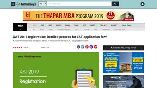 XAT 2020 Registration | XAT 2020 Application Form | XAT Online ...
