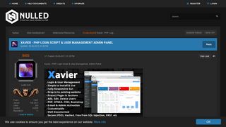 Xavier - PHP Login Script & User Management Admin Panel ...