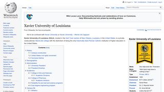 Xavier University of Louisiana - Wikipedia