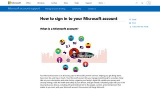 How to sign in to your Microsoft account - Microsoft Support