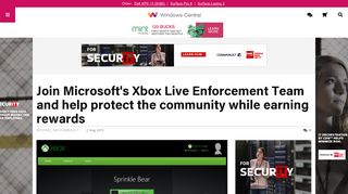 Join Microsoft's Xbox Live Enforcement Team and help protect the ...