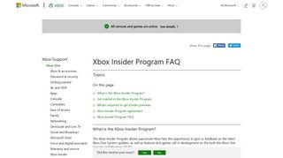 Xbox Insider Program FAQ - Xbox Support