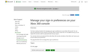 Password Protect Your Xbox Live Profile | Change Sign-In Preferences