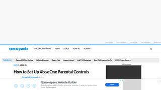 How to Set Up Xbox One Parental Controls - Tom's Guide