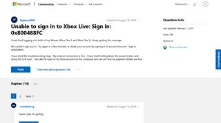 Unable to sign in to Xbox Live: Sign in: 0x800488FC - Microsoft ...