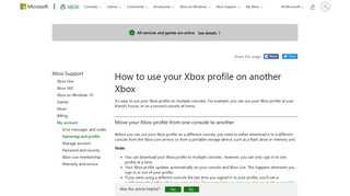 How to Use your Xbox Profile on Another Xbox - Xbox Support