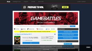 Online Tournaments | GameBattles