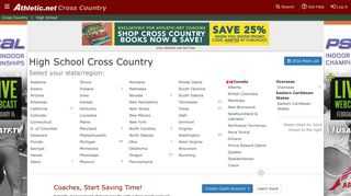 High School Cross Country Results, Statistics - Athletic.net
