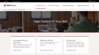 Manage Your Bill | Xcel Energy