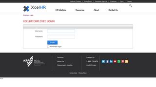 XcelHR Employee Login