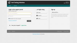 Login to the support portal - Xcel Testing Solutions - Freshdesk