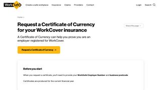 Request a Certificate of Currency for your WorkCover insurance ...