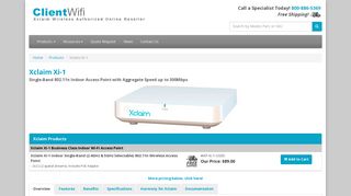 Xclaim Xi-1 Indoor Single-Band 802.11n Wireless Access Point