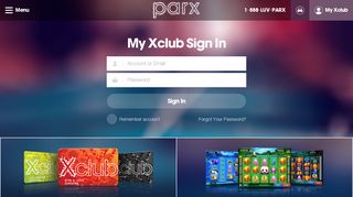 Parx Casino® | My Xclub Account Sign In