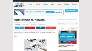 Infinix XClub App Tutorial - Infinix Authority
