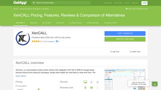 XenCALL Pricing, Features, Reviews & Comparison of Alternatives ...