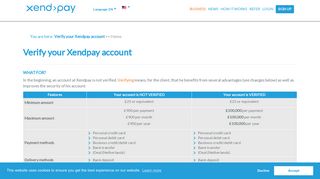 Verify your Xendpay account | Xendpay