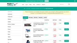 All Auctions - IT Auctions – Bulksale from Xeptor IT Distribution