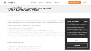 coreplus integrated with Xero Online