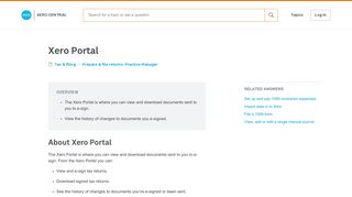 Xero Portal - Xero Central