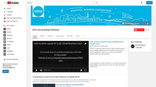 Xero Accounting Software - YouTube