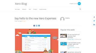 Say hello to the new Xero Expenses - Xero Blog