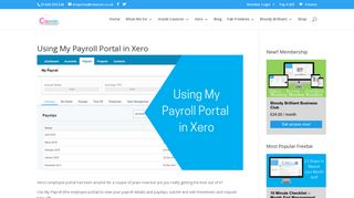 Using My Payroll Portal in Xero - Caseron Cloud Accounting