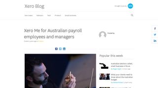 Xero Me for Australian payroll employees and managers - Xero Blog