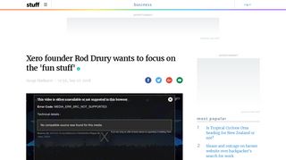 Xero founder Rod Drury wants to focus on the 'fun stuff' | Stuff.co.nz