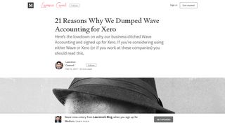 21 Reasons Why We Dumped Wave Accounting for Xero ...