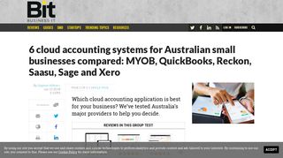 6 cloud accounting systems for Australian small businesses compared ...