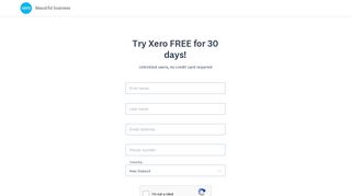 Signup for Xero - Free Trial | Xero NZ