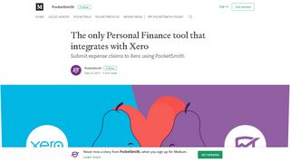 The only Personal Finance tool that integrates with Xero - Medium