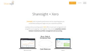Xero + Sharesight Portfolio Tracker