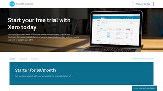 Start your free trial today | Xero | Xero US