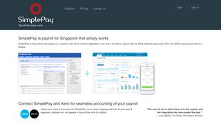 Xero - Online Payroll Software Singapore : SimplePay