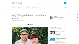 Making the move to South Africa with Xero