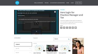 Xero login for Practice Manager and Tax - Xero TV