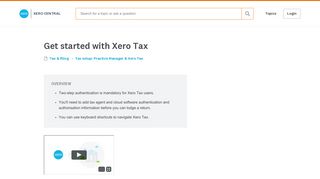 Get started with Xero Tax - Xero Central