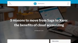 5 reasons to move from Sage to Xero: the benefits of cloud accounting ...