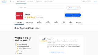 Xerox Careers and Employment | Indeed.com