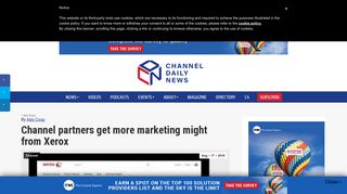 Channel partners get more marketing might from Xerox | Channel ...