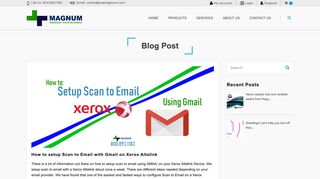 How to setup Scan to Email with Gmail on Xerox Altalink | USA Copier ...