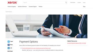 Payment Options - Xerox