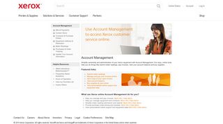 Access Xerox customer service online for your account management ...