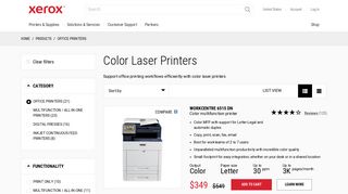 Color Laser Printers - Xerox