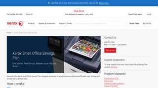 Xerox Savings Plan for Small Offices - Shop Xerox