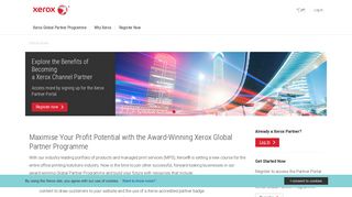 Xerox Partner Portal | Home
